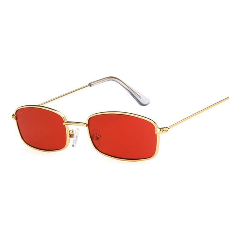  Retro Travel Small Rectangle Sunglasses