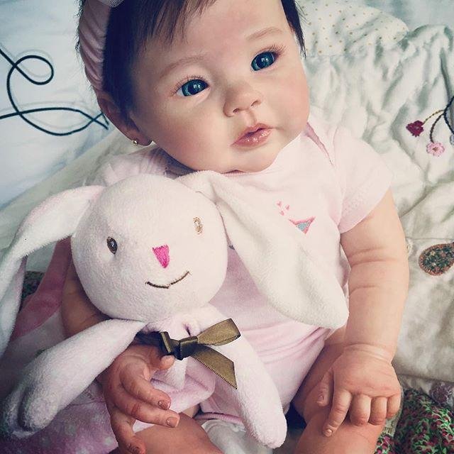  Realistic 20'' Kids Play Gift  Zenia Reborn Baby Doll Girl- So Truly Lifelike Baby - Reborndollsshop.com-Reborndollsshop®