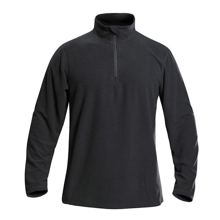 Mens Outdoor Lightweight Fleece Stand-Collar Sports And Leisure Warmth Pullover Bottoming Shirt