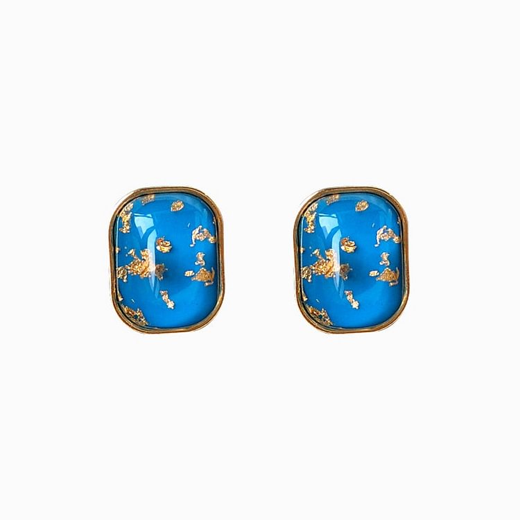 Starry Night Alloy Stud Earrings