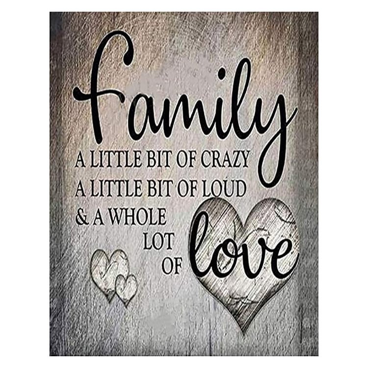 (Counted/Stamped)Family - 3 strands Cross Stitch 46*56cm