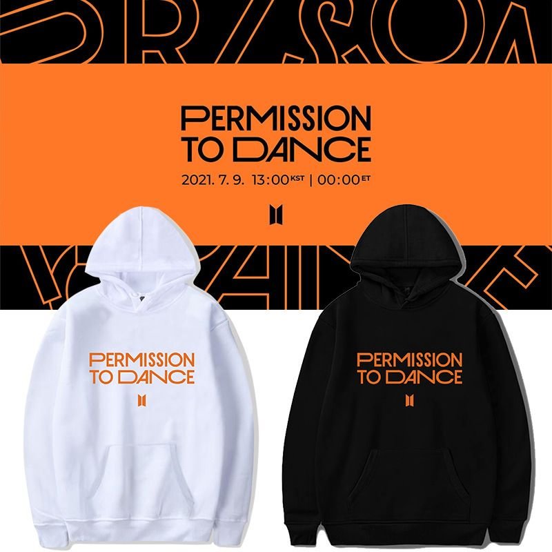 방탄소년단 Permission to Dance casual hoodies