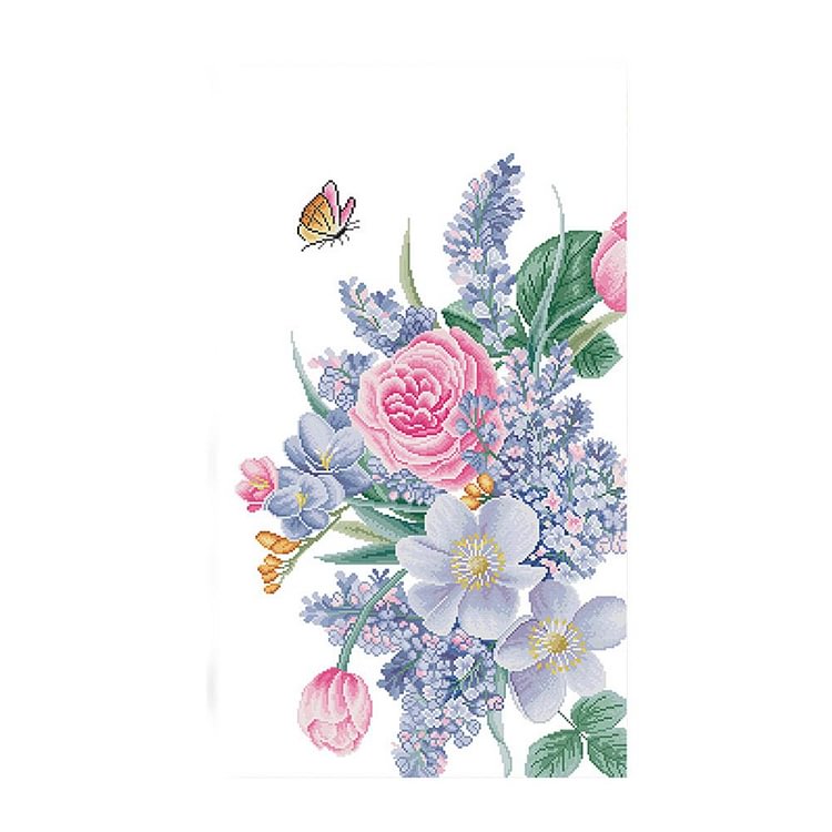 Butterfly - 11CT Stamped Cross Stitch - 90*55CM