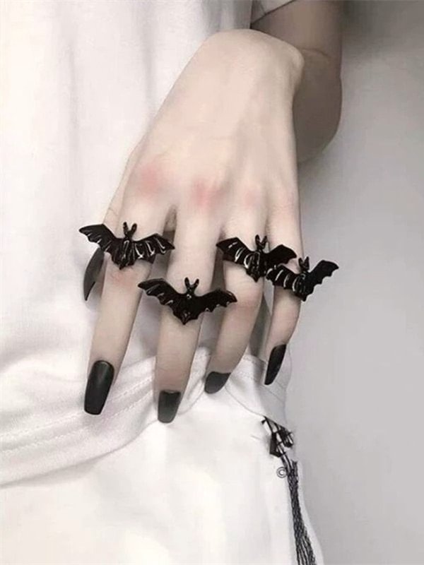 Punk Style Bat Ring