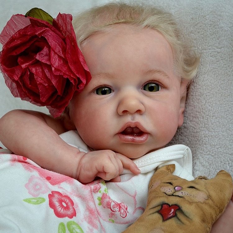  20'' Natalie Realistic Awake Reborn Silicone Baby Girl Toddler Doll with Accessories Gift Set - Reborndollsshop.com®-Reborndollsshop®