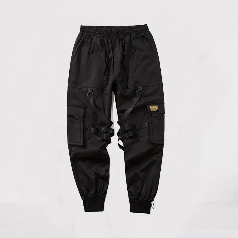 Outdoor Multi-pockets Casual Loose Cargo Pants / Techwear Club / Techwear