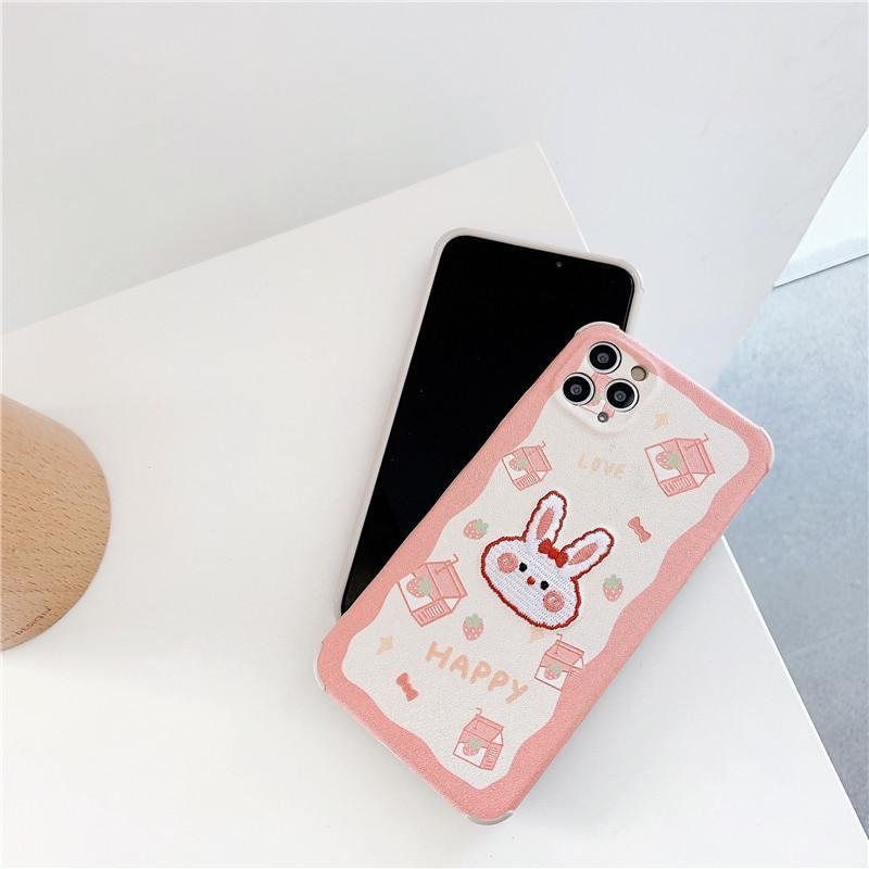 Embroidery Drink Phone Case
