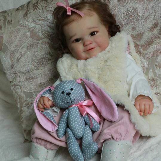  20'' Realistic Haley Reborn Baby Doll -Realistic and Lifelike with "Heartbeat" and Coos - Reborndollsshop.com®-Reborndollsshop®