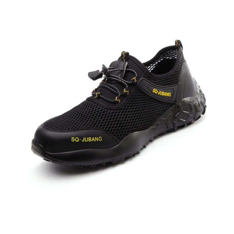 SQ Series 777 Black Safety Trainers Shoes Steel Toe Shoes