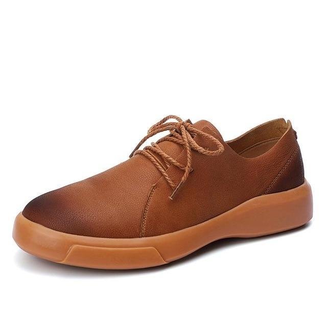 Casual Shoes Loafers Men Shoes Quality Handmade Leather Shoes Men Flats Moccasins Shoe-Corachic
