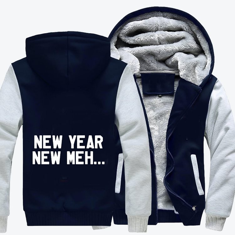 New Year New Me, New Year Fleece Jacket