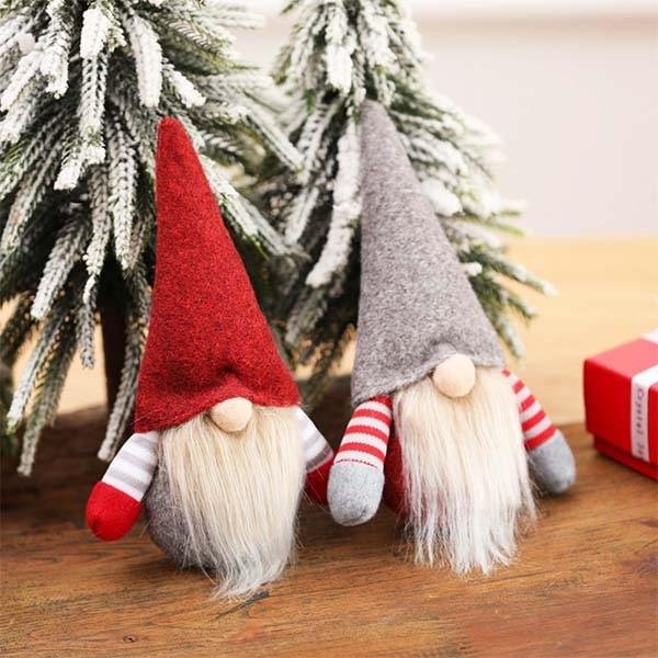 Striped Sleeves Hanging Decoration  Christmas Gnomes