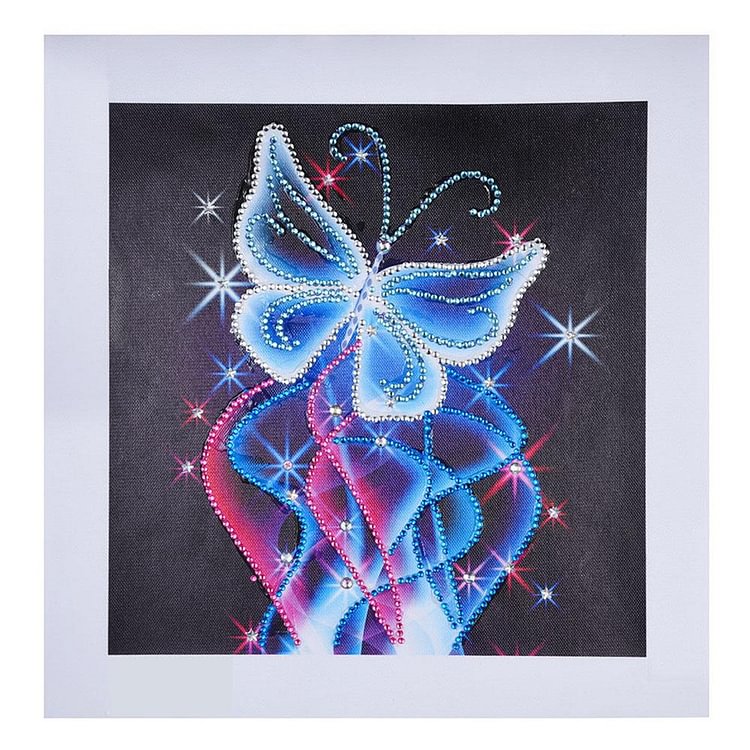 Fantasy Butterfly Special Part Drill Diamond Painting 30X30CM(Canvas) gbfke