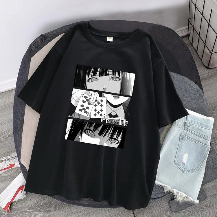 Casual Anime Printed T-shirt