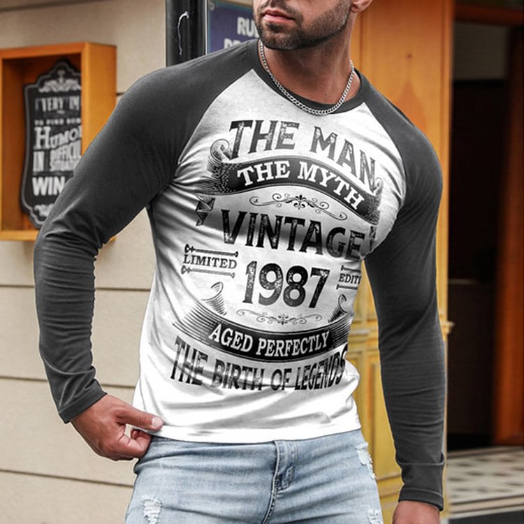 BrosWear Legendary 35th Birthday Men's Long Sleeve T-Shirt
