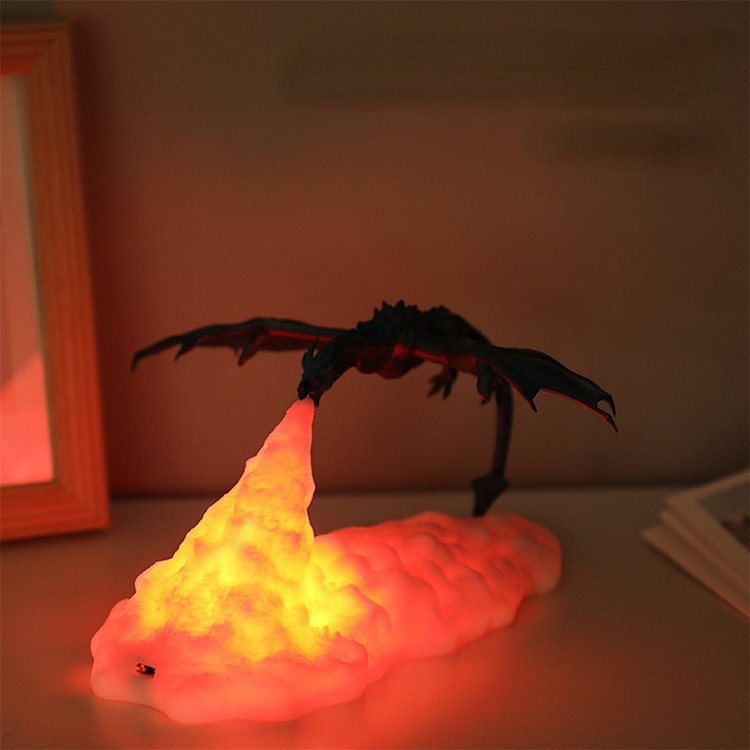 Unique 3D Artwork Dragons Night Light Innovative Breathing Home Desktop Lamp Best Gift For Children Family - tree - Codlins