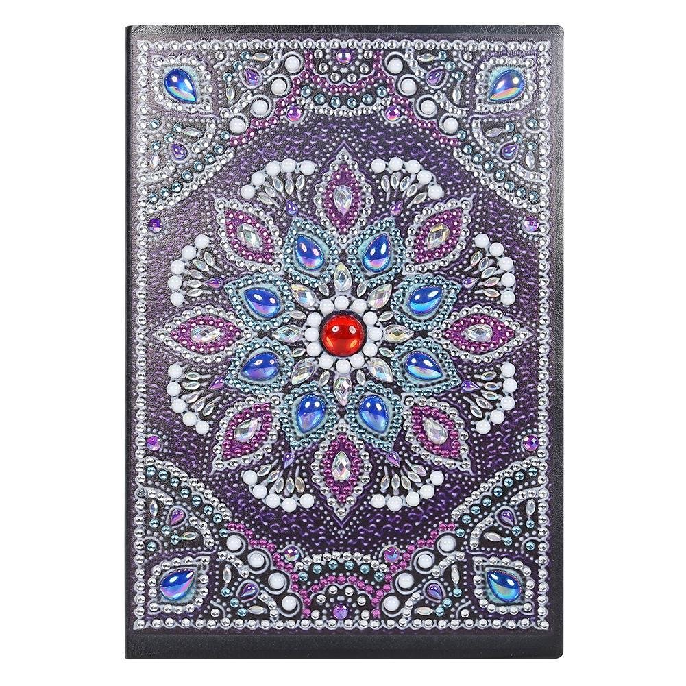 BRICOLAGE Mandala Special Shaped Diamond Painting 50 Pages A5 Notebook Notepad