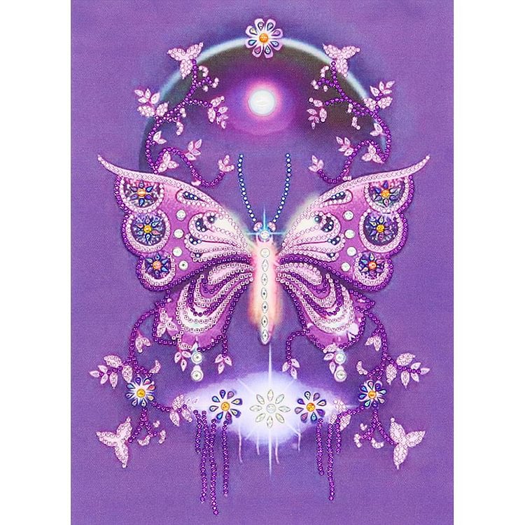 Butterfly - Special Shaped Diamond Painting - 30*40CM