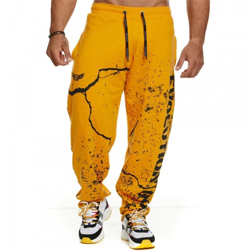 Fashion Style Cotton Fitness Gym Pants for Men-VESSFUL
