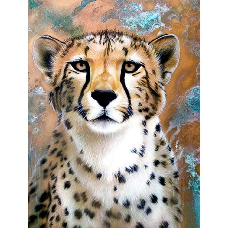 Leopard 30*40CM(Canvas) Full Round Drill Diamond Painting gbfke