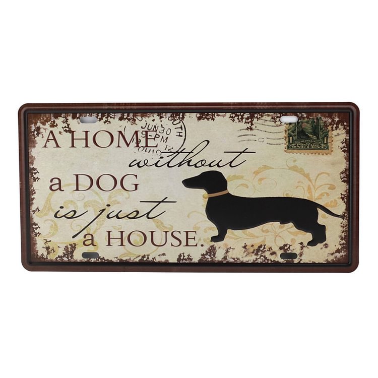 Home Family Text Signs - Vintage Tin Signs - 15x30cm