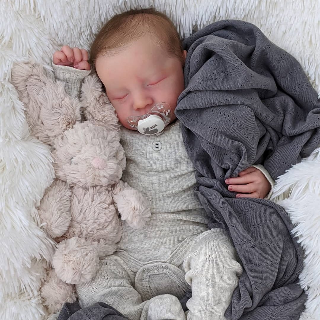 [Doll with Heartbeat & Coos] 20'' Truly Lifelike Reborn Baby Doll Gifts Felicity