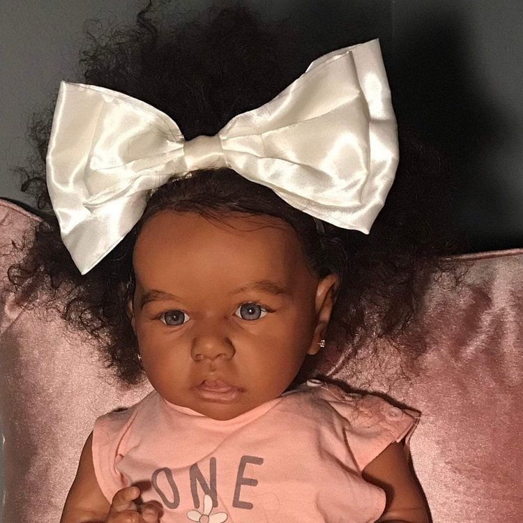  [Heartbeat💖 & Sound🔊] 20'' Bblythe Reborn Baby Doll Girl, Lifelike Soft Doll Gift with Coos and ''Heartbeat'' - Reborndollsshop.com-Reborndollsshop®