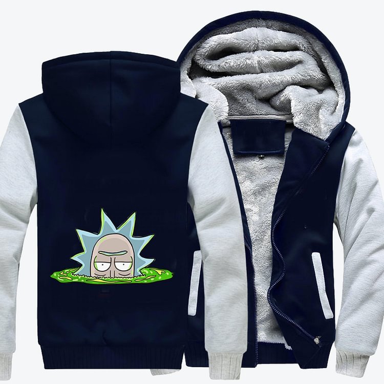 Scientist Who Suddenly Appeared, Rick And Morty Fleece Jacket