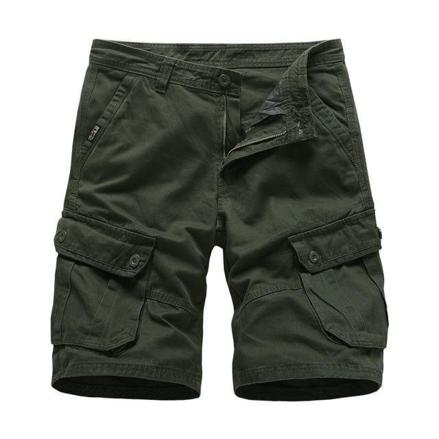Men's Summer Cargo Shorts Multi-Pocket Cotton Army Military Tactical Shorts-Corachic