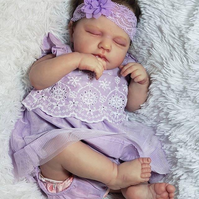  20''  Ruth Truly Reborn Baby Doll with "Heartbeat" and Coos - Reborndollsshop.com-Reborndollsshop®