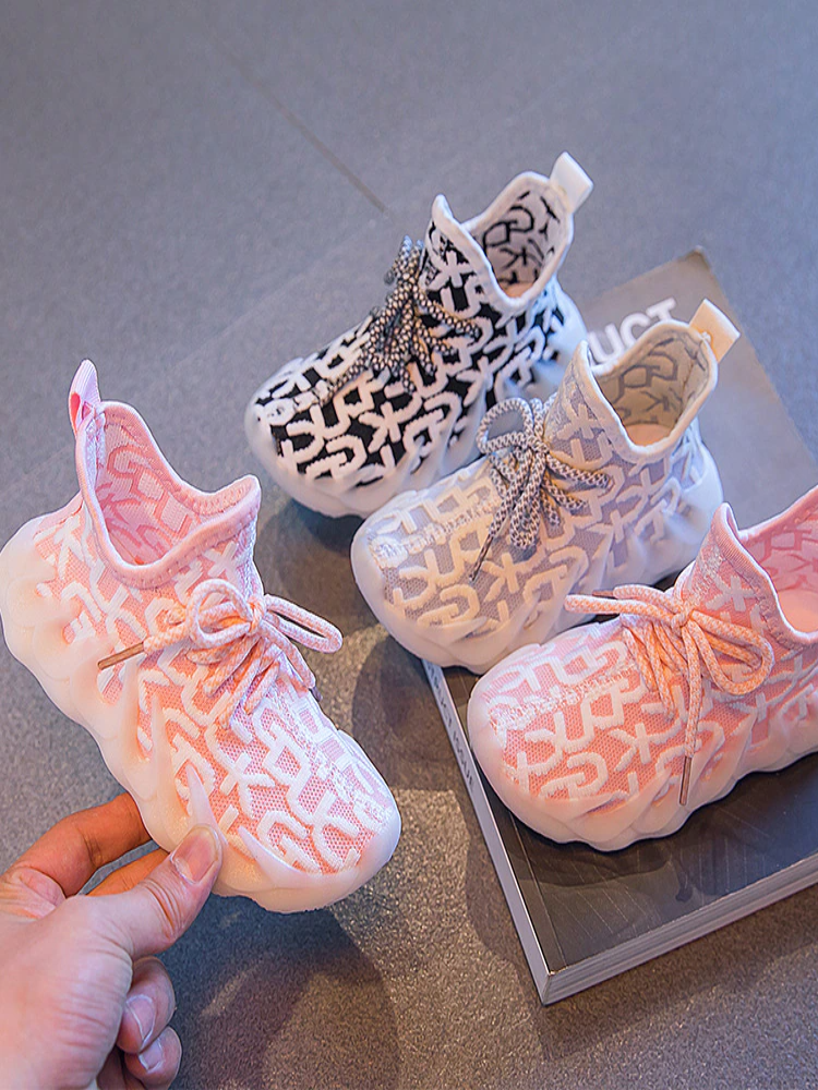 Girls Need to Have Mesh Fly Weave Sneakers By Liv and Mia、、sdecorshop