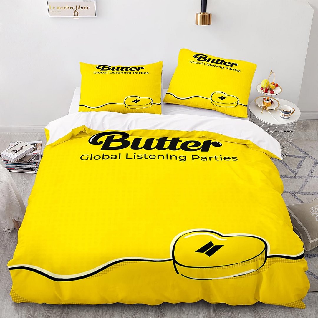 방탄소년단 Butter Cute Bedding Sets