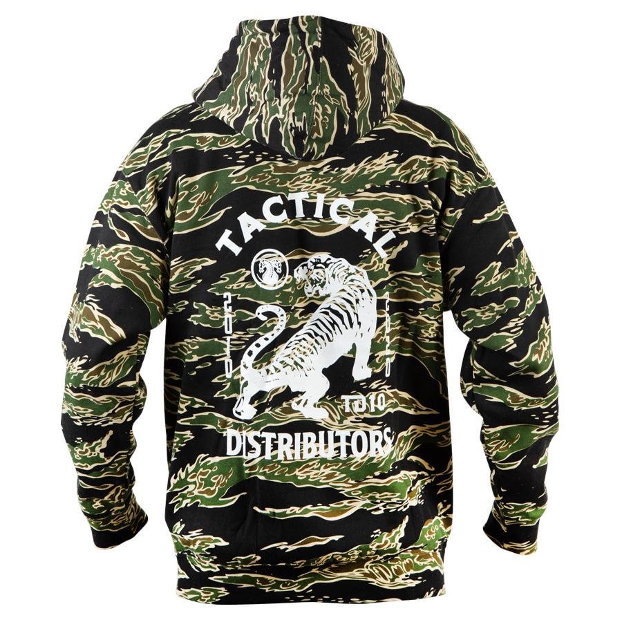 Mens Outdoor Camouflage Print Hooded Tactical Top / [viawink] /