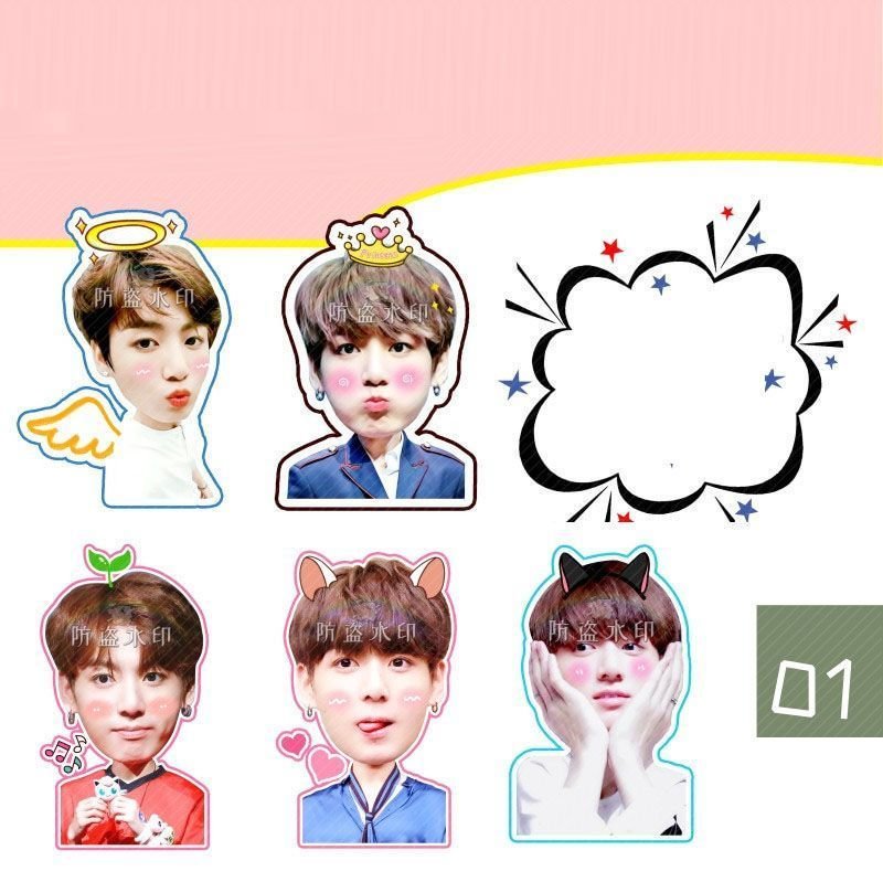 방탄소년단 JUNG KOOK Emoji Stickers
