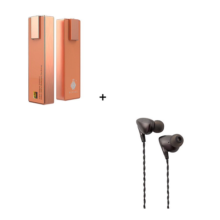 S9 PRO Red Copper DAC & AMP + Seeds Earphones Bundle