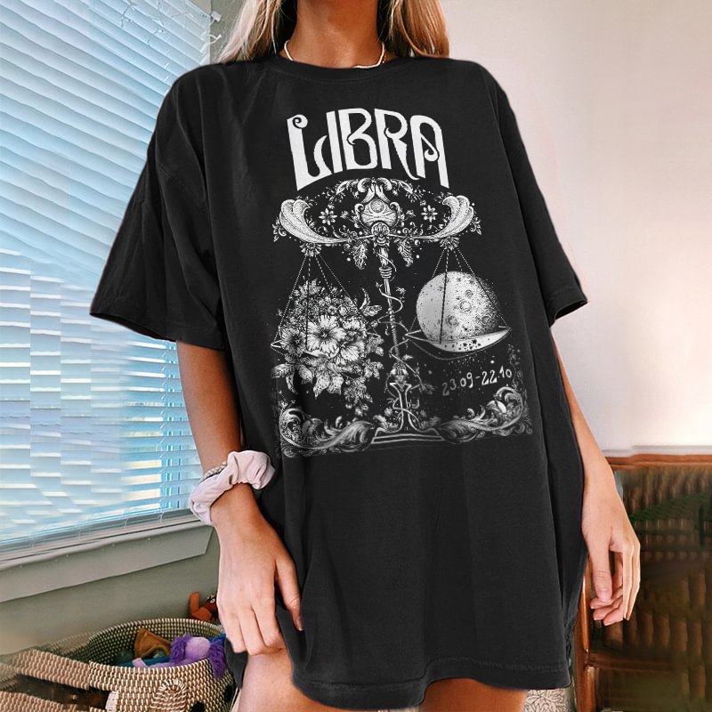   Libra Constellation T-shirt   - Neojana