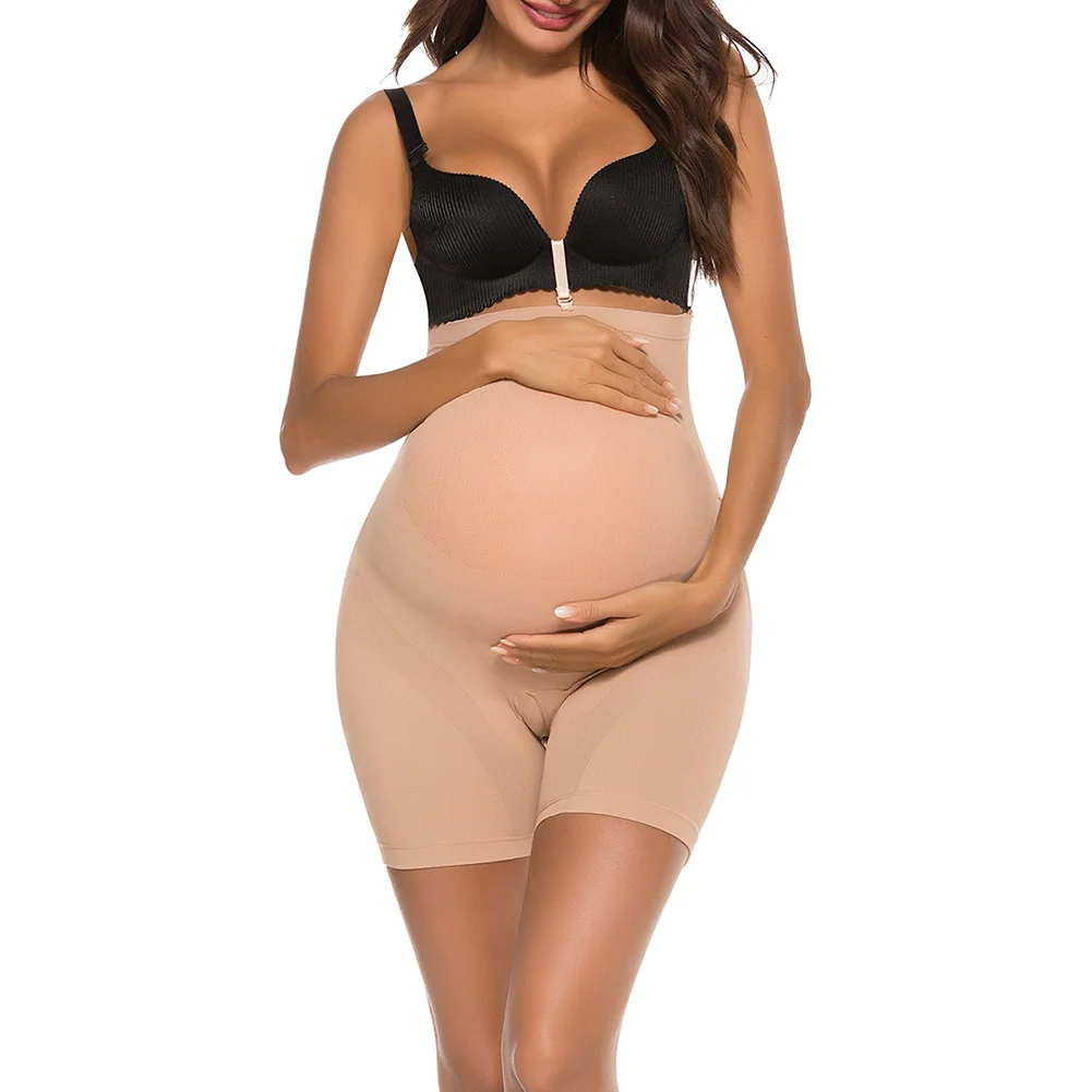 Skin Seamless Pregnant Belly Support Pants To Shape The Buttocks
