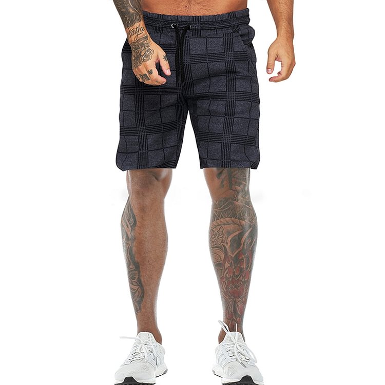 BrosWear Men's Sports Multi-pocket Cropped Cargo Shorts