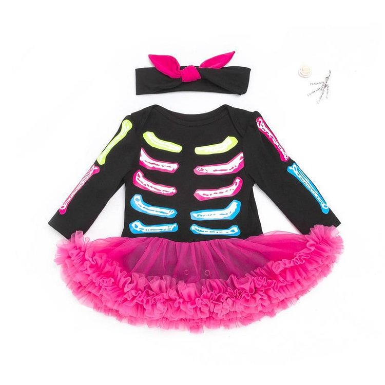  Halloween Skeleton Dress for 20''-22'' Reborn Baby - Reborndollsshop.com-Reborndollsshop®