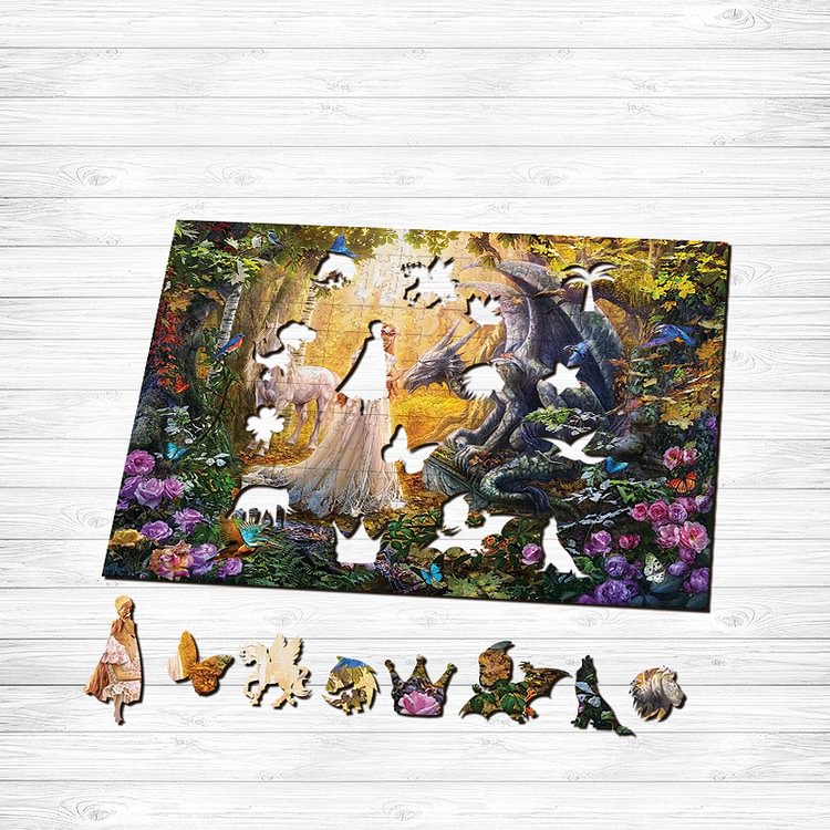 Guardian  Fairy Wooden Puzzle