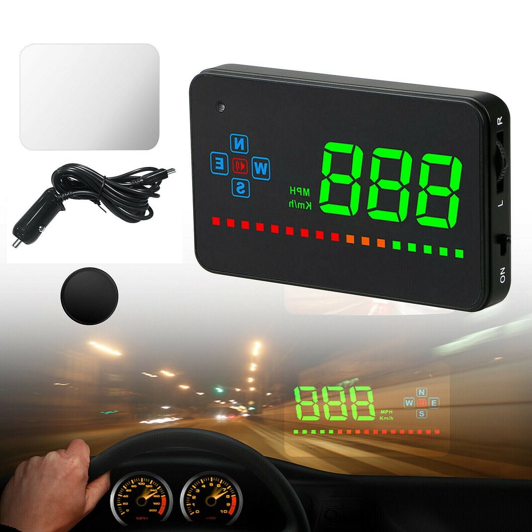 Car Digital GPS Speedometer Head Up Display - vzzhome
