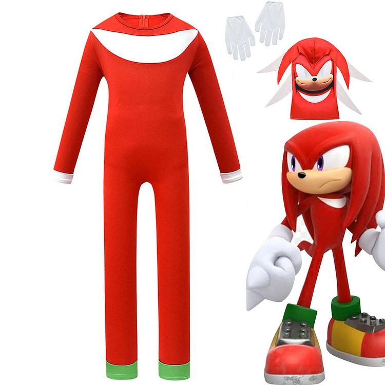 Mayoulove Sonic the Hedgehog Cosplay Costume for Boys Girls Bodysuit Halloween Fancy Jumpsuits-Mayoulove