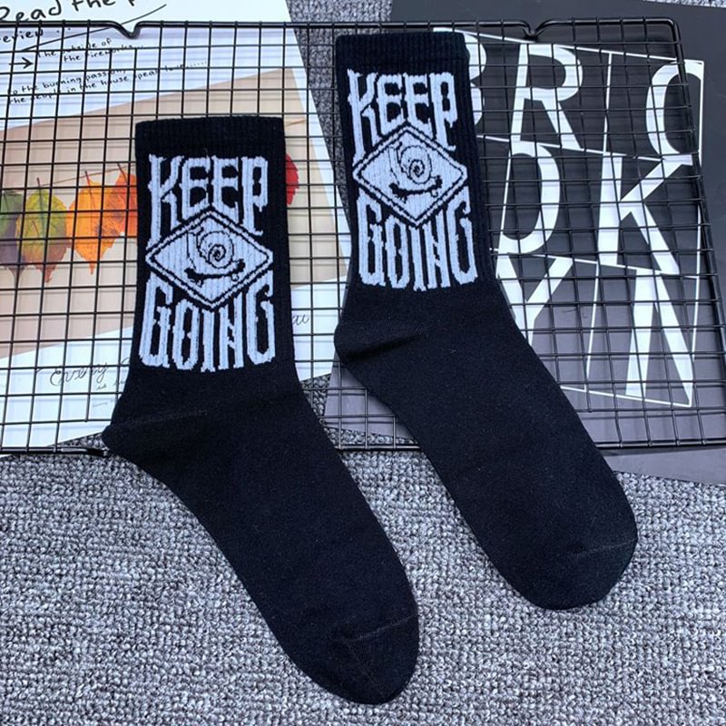 Hip Hop Street Skateboard Basketball Long Tube Sports Socks / Techwear Club / Techwear