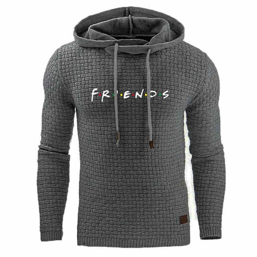 Men's outdoor sports fitness printed hooded sweatshirt / [viawink] /