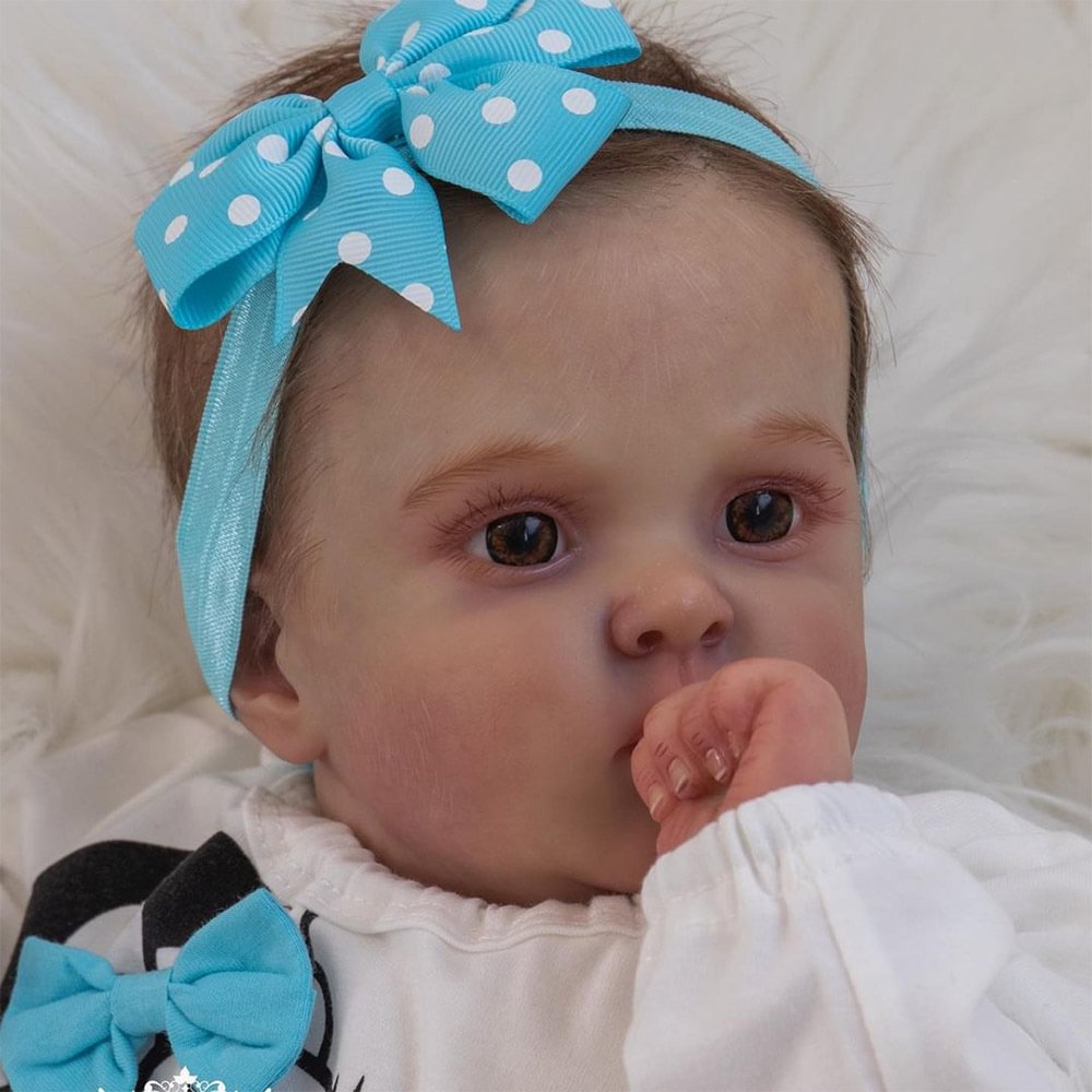 [Special Discount]20'' Newborn Realistic Reborn Baby Girl Doll Named Banrd with Bottle and Pacifier