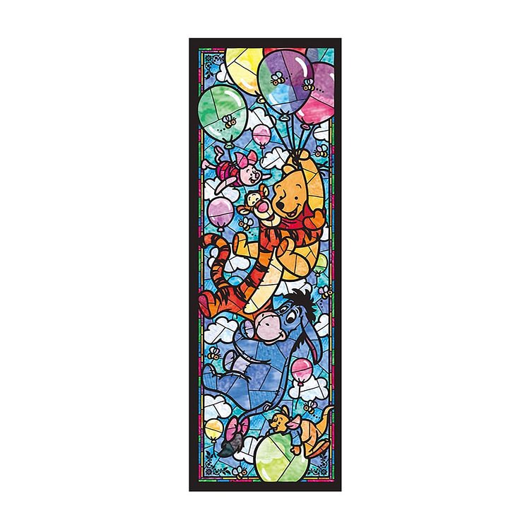Stained Glass Zoo - Round Drill Diamond Painting - 20*60CM (Big Size)