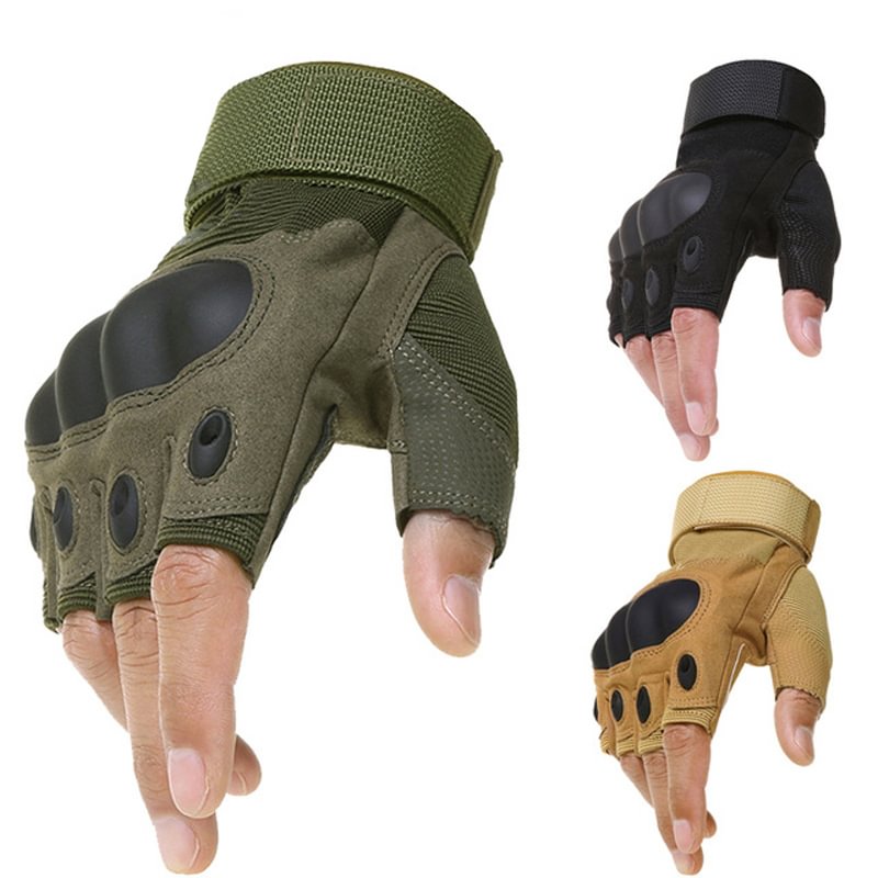 Tactical outdoor half finger gloves / [viawink] /
