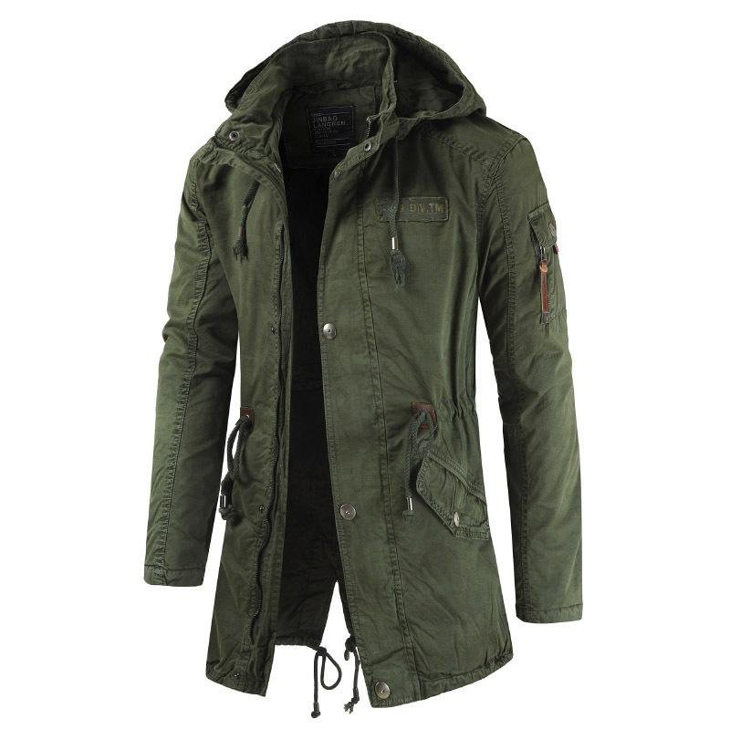 Mens mid-length outdoor hooded coat / [viawink] /