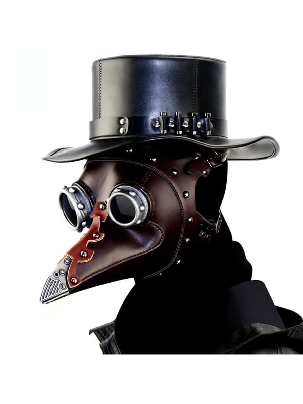 Steampunk Halloween Plague Doctor Bird Mask