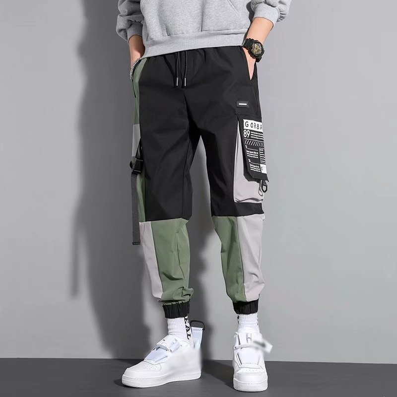 Contrasting Color Functional Pants / Techwear Club / Techwear